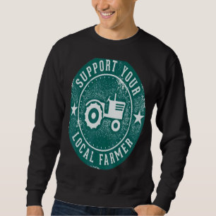 Moletom Apoie seu agricultor local sem fazendeiros sem fut