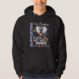 Moletom Apoio à Equipe de Consciência do Autismo do Meu So