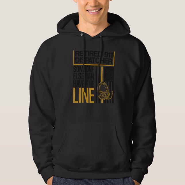 Moletom Aposentação de 911 Dispatcher (Frente)