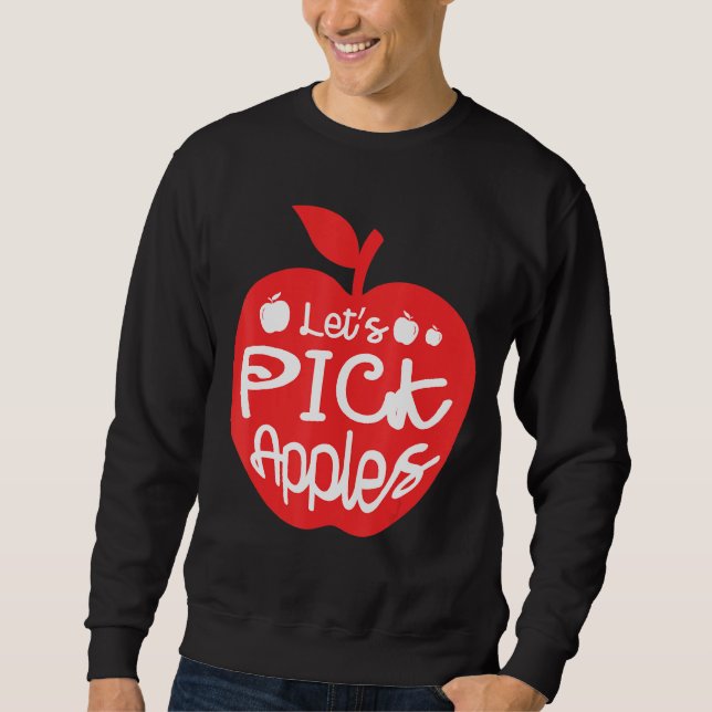 Moletom Apple Pick Apple Apple Fruta Lover Apple (Frente)