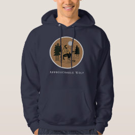 Moletom ApproachableWolf ( Blue ) Hoodie by JH Thornton