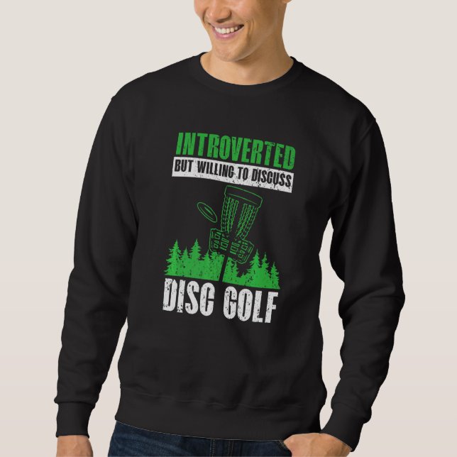 Moletom Apresentado, Mas Disposto A Discutir O Disco Golf (Frente)