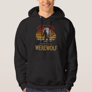 Moletom Apresentado, Mas Disposto A Discutir Werewolf Vint