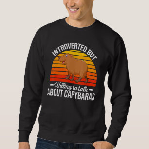 Moletom Apresentado Mas Falará Sobre Capybaras Cute Ani