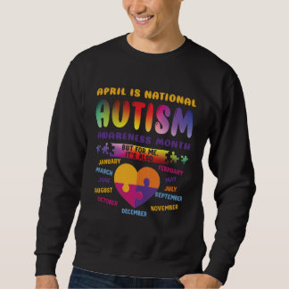 Moletom April Is National Autism Awareness Autism Mom Auti