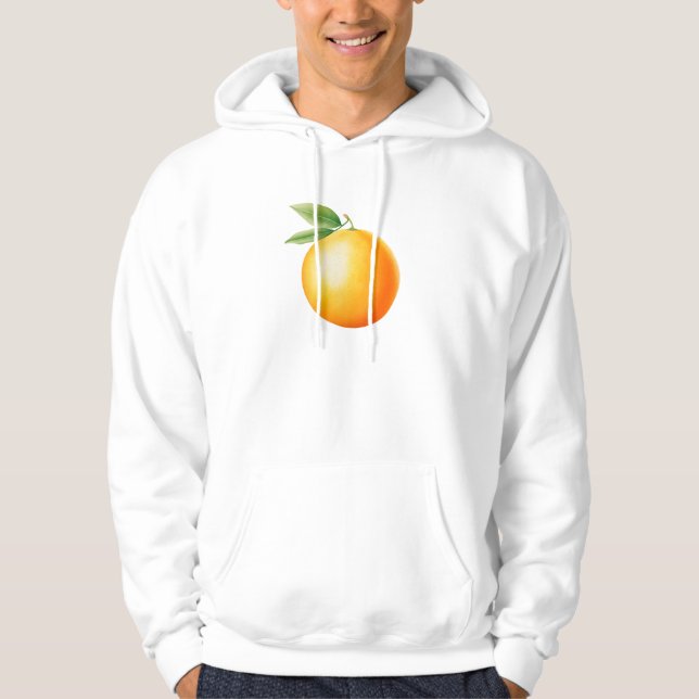 Moletom Aquarela Laranja (Frente)