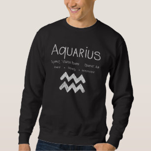 Moletom Aquarius Horoscope Astrology - Sinal de Estrela -