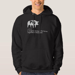 Moletom Aqui, Piggy T shirt Boar Hunting Vintage Pig