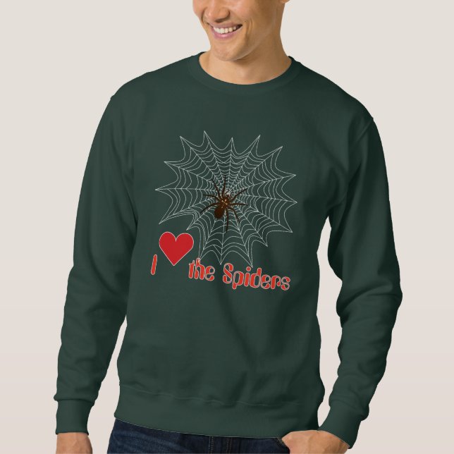Moletom Aranha de cruz na rede (Frente)