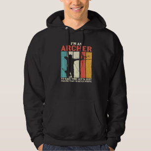 Moletom Archery, sou um Arqueiro, suponho que nunca estou