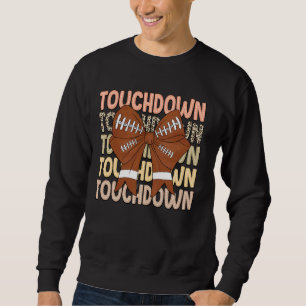 Moletom Arco de touchdown Coquette American Football Thank