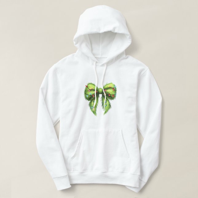 Moletom Arco Engraçado de Grinchmas Coquette (Frente do Design)