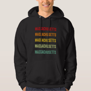 Moletom Arco-íris de Massachusetts  Estado de Massachusett