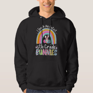 Moletom Arco-Íris Eu Ensino Coelhinhos Mais Pertos 5 Bunny