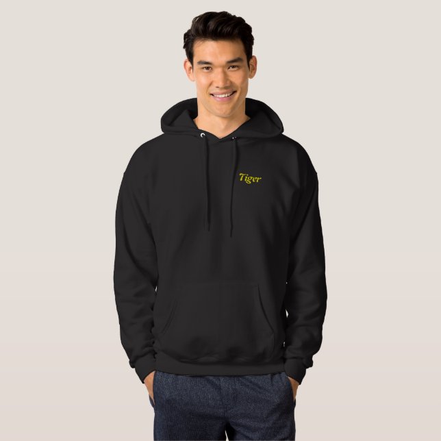 Moletom Arco-Íris Moderno Colorido, Tiger Hoodie (Frente Completa)