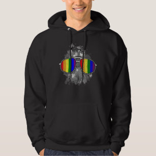 Moletom Arco-Íris Óculos Solares Legal Queer Orgulho gay M