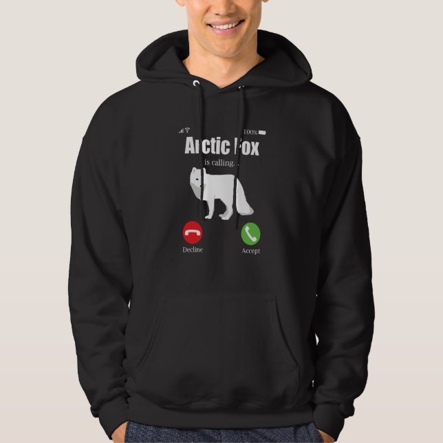 Moletom Arctic Fox Artic Animals Cute Artic Fox Pajamas  1 (Frente)
