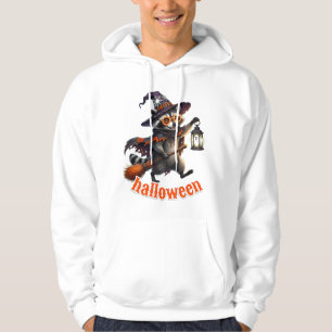 Moletom Ardilos Raccoon Feiticeira Halloween