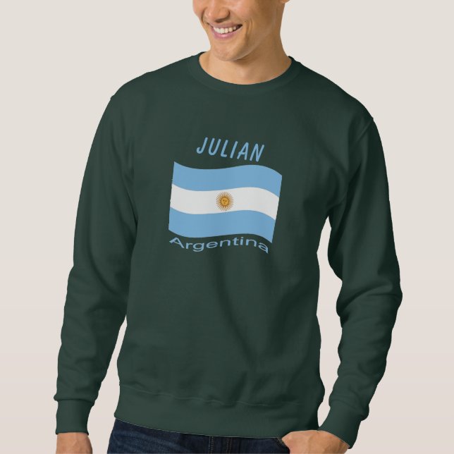 Moletom Argentina Flag Hoodie (Frente)