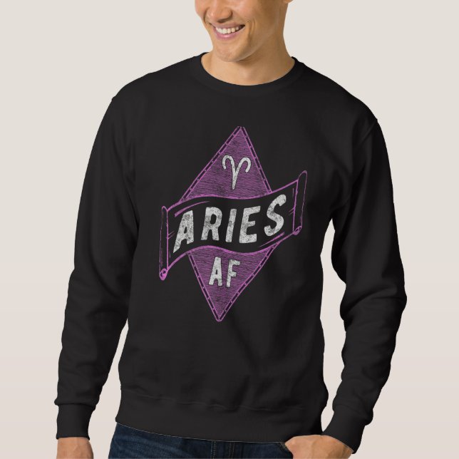 Moletom Aries Af Astrology Aries Zodiac Aries Aries Aries (Frente)