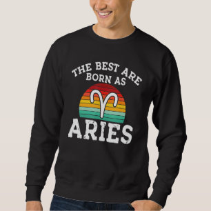 Moletom Aries Março aniversário Retro Aries Z
