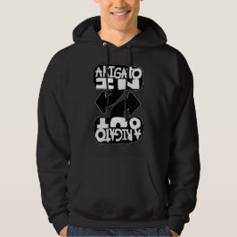 Moletom Arigato In, Arigato Out (preto e branco)