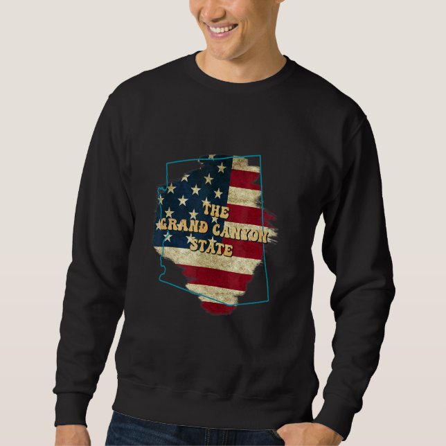 Moletom Arizona Az Us Flag Motto (Frente)