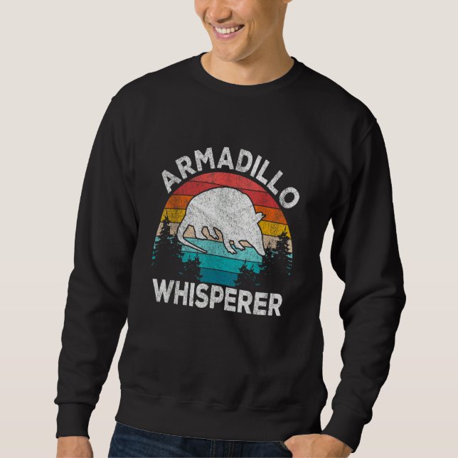Moletom Armadillo Whisperer Armadillo   Armadillo Retro (Frente)