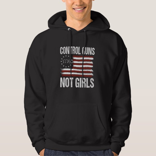 Moletom Armas de Controle Não Raparigas (Frente)