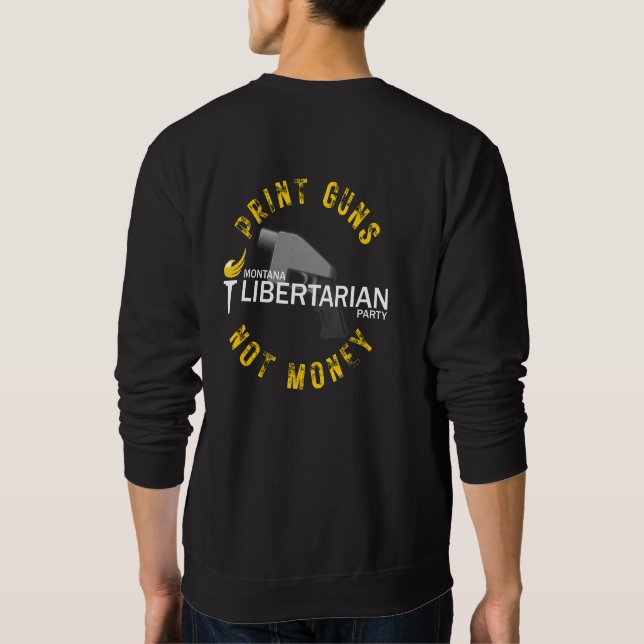 Moletom Armas de Impressão MTLP, não de manga longa (Verso)