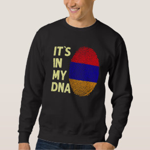 Moletom Armênia na minha equipe de bandeira armênia de DNA