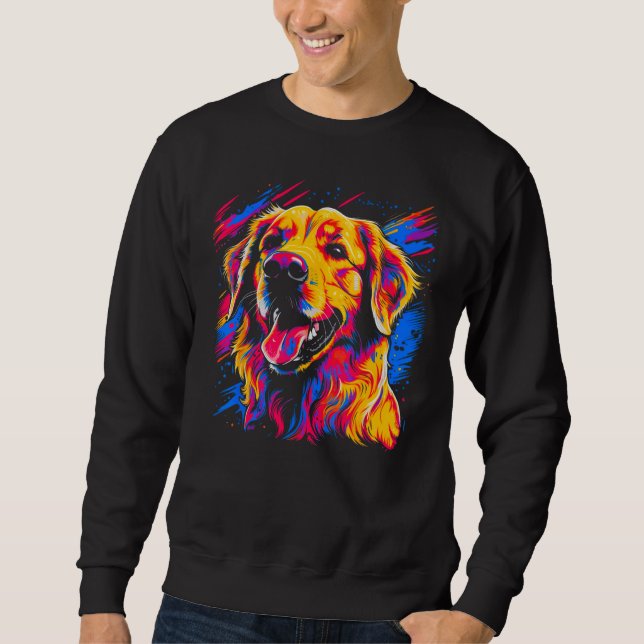 Moletom Art Golden Retriever 1 (Frente)