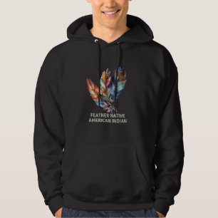 Moletom Art Graphic Feather Southwest Native American Indi