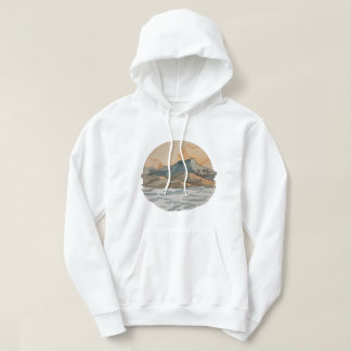 Moletom Art-Inspired Hoodie Reflecting Nature’s Calm