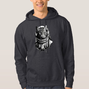 Moletom Arte a Tinta do Gato Astronauta