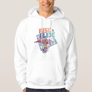 Moletom Arte de Aventura de Snowboard Rise And Glide