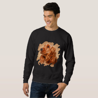 Moletom Arte de Digitas do cão de cocker spaniel do inglês