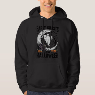 Moletom Arte de gravura de fantasma de Halloween vintage a