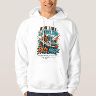 Moletom Arte de Tênis de Corrida Retro no Modo Ritmo Lendá