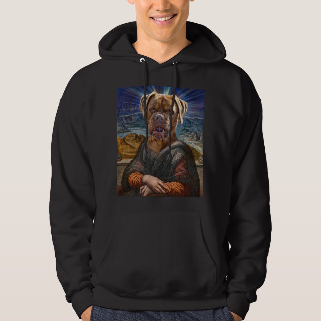 Moletom ARTE Digital - BULLDOG MONA LISA (Frente)