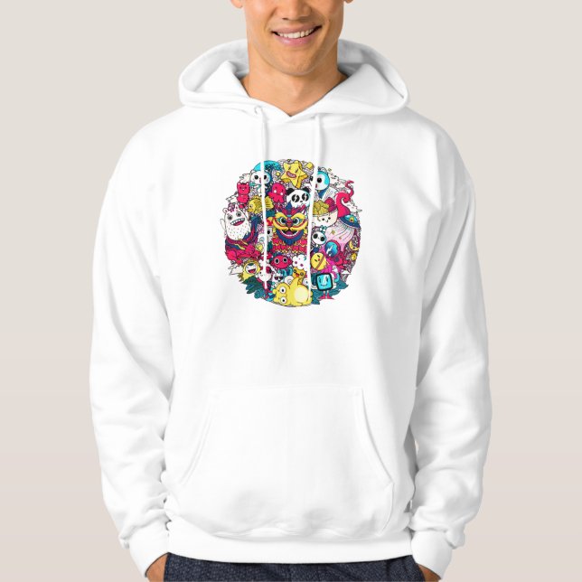Moletom Arte Doodle Japonesa (Frente)
