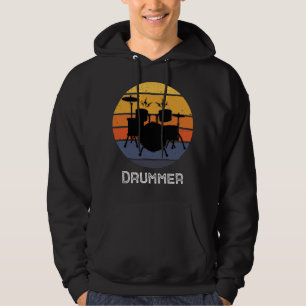 Moletom Arte Engraçada Para Homens Drum Conjunto De Bebida