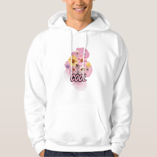 Moletom Arte Floral em Crochê em Aquarela Resfriante