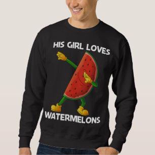 Moletom Arte Funny Watermelon Para Meninas Crianças Melon