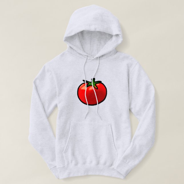 Moletom Arte Personalizada De Tomate Vermelho (Frente do Design)