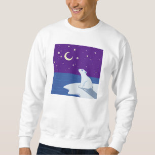 Moletom Arte Stargazing de Cub de urso polar