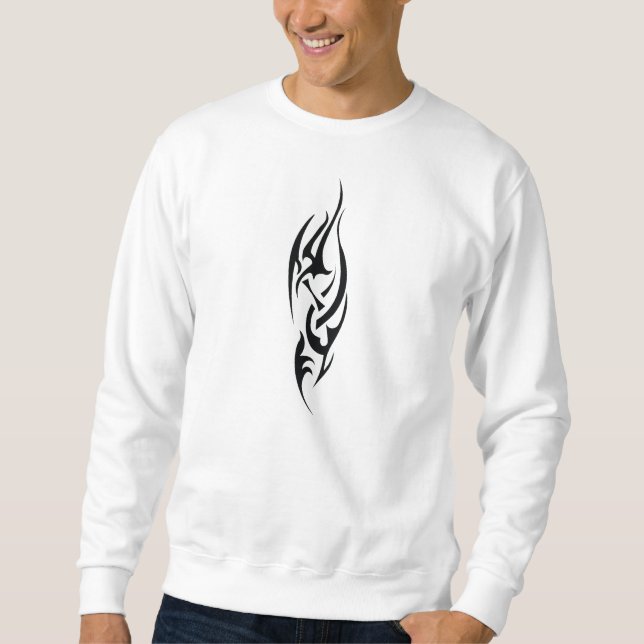Moletom Arte Tradicional de Tatuagem Inspirada em Design (Frente)