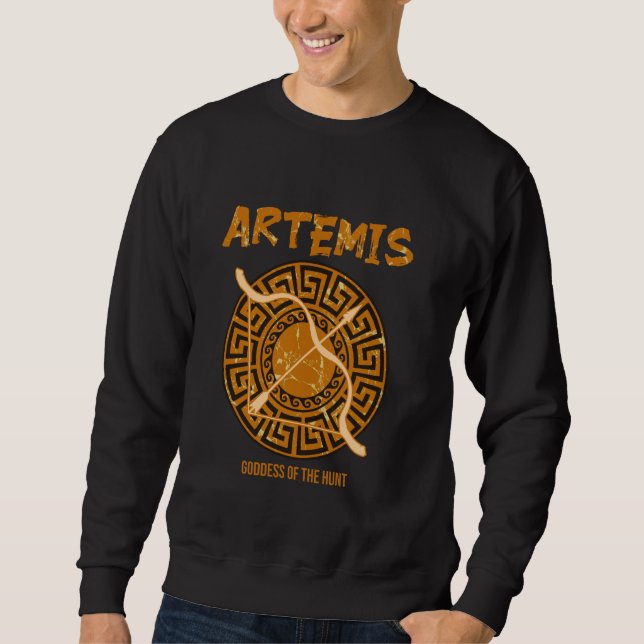 Moletom Artemis Deusa do Antiquado Mitólogo Grego (Frente)