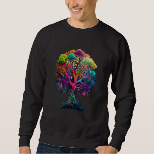 Moletom Árvore colorida da vida Floresta celta conservação