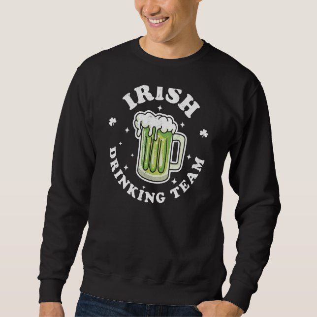 Moletom Árvore de Bebendos da Equipe de Bebendos irlandesa (Frente)